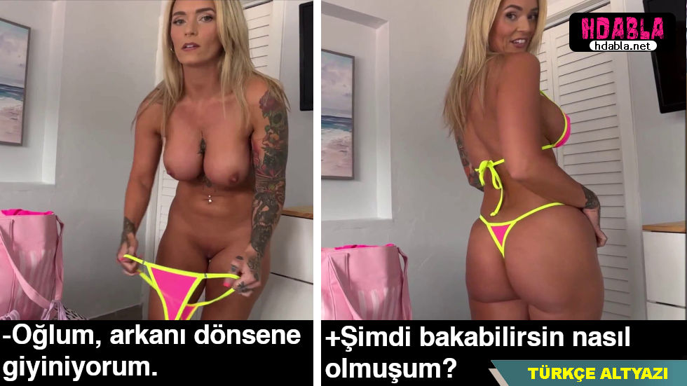 Tatilde aynı odada kaldığım Annem önümde bikinisini değiştirdi Salakta baktım Tatilde aynı odada kaldığım Annem önümde bikinisini değiştirdi Salakta baktım